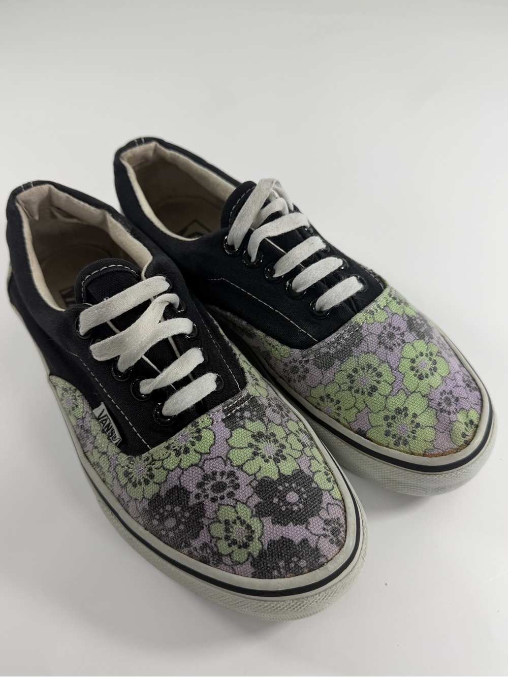 Vans Era Retro Floral Canvas Sneakers Y2K Indie Cottagecore Size 6
